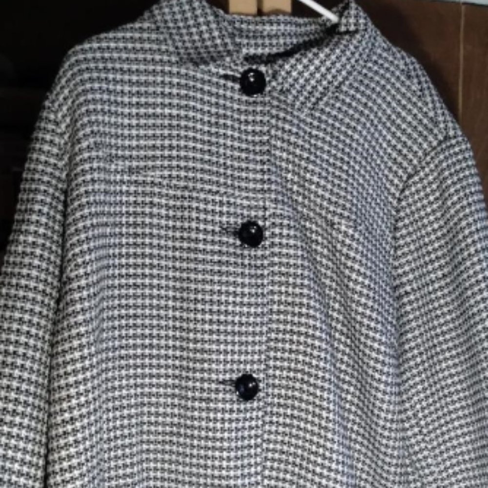 JM Collection Size 2X Long Length Gray Jacket
